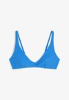 ARKET V-NECK BIKINI TOP - Haut de bikini - blue