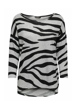 ONLY, T-SHIRT ONLELCOS T-SHIRT - Langærmet T-shirt - light grey melange