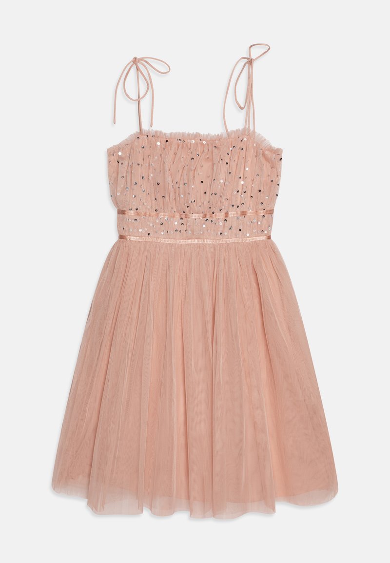 Anaya with love TIE SHOULDER EMBELLISHED DRESS - Cocktail φόρεμα / Φόρεμα για πάρτι - peach blush
