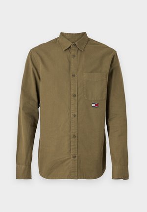 Tommy Jeans WASHED SHIRT - Shirt - fatigue green