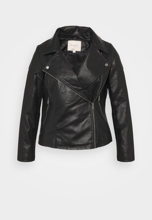 Kunstlederjacke - black