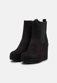 Anna Field Wide Fit Botines de tacón - black