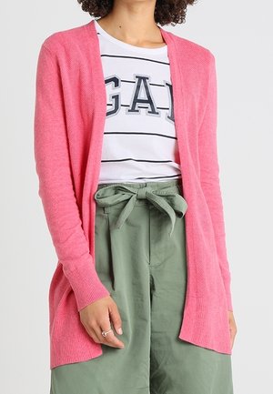 Strickjacke - mottled pink