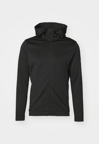 RIDER TECH ZIP HOOD - Veste polaire - black