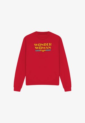 Cotton Soul, DC WONDER WOMAN LOGO - Sweatshirt - red