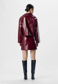 Object OBJTEXAS LISA SKIRT  - Minisukně - cabernet