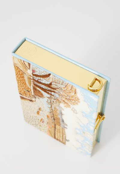 Olympia Le-Tan BOOK THE LOUVRE FROM THE PONT NEUF STRAPPED - Pochette - mer bio