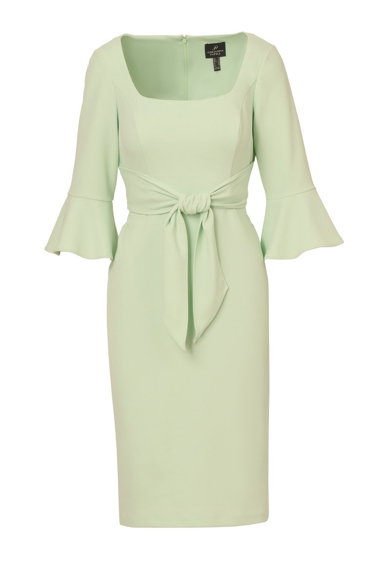 Adrianna Papell BELL SLEEVE TIE FRONT - Shift dress - aloe mist/mint -  Zalando