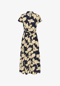 Sélectionné, navy leaf print