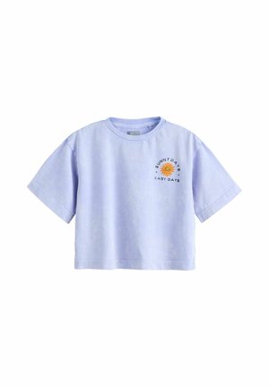 GRAPHIC - Nyomott mintás póló - washed blue