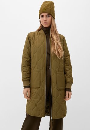 COL DROIT - Winter coat - guacamole