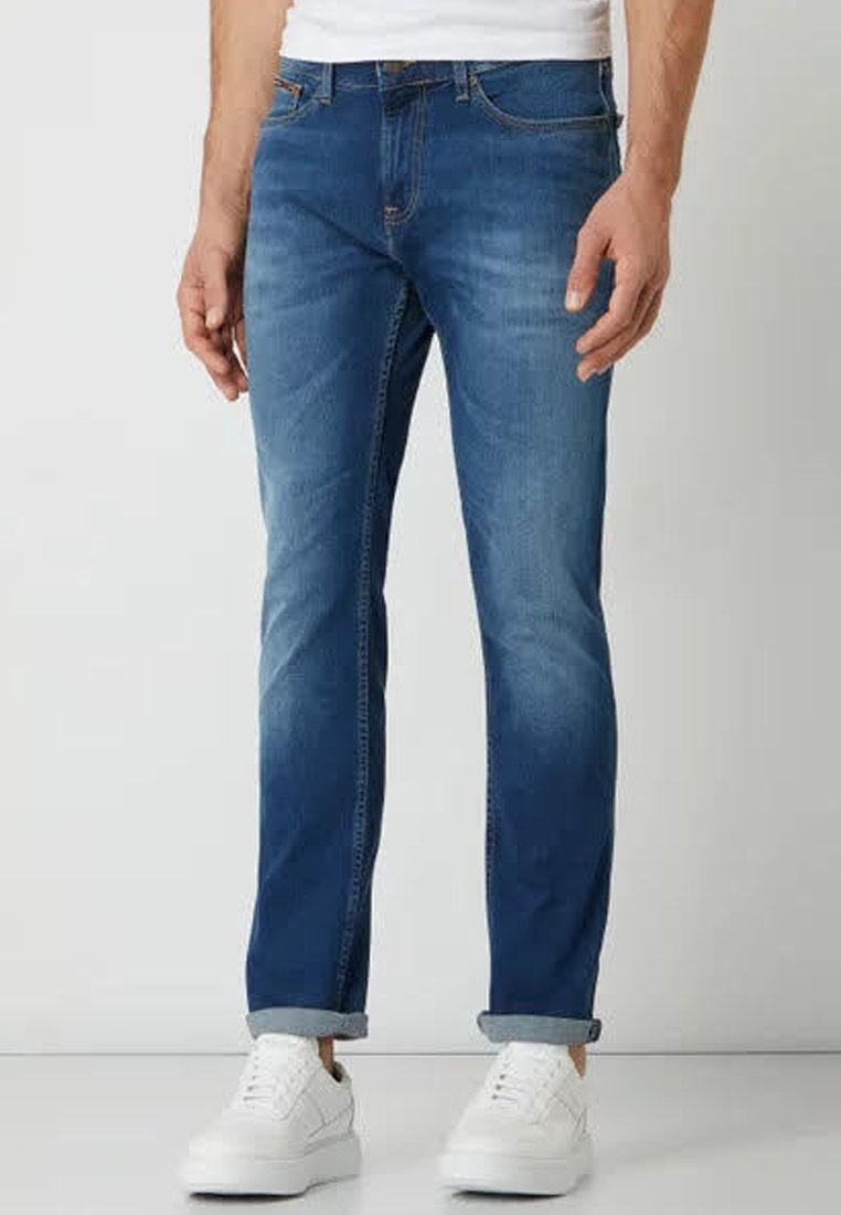 Jeans SCANTON SLIM WMBS - Jeans Slim - wilson mid blue stretch/blå - Zalando.dk