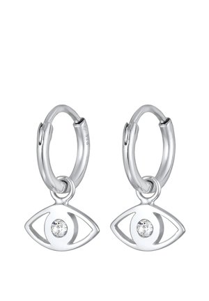 SPARKLING EVIL EYE - MIT KRISTALLEN VON SWAROVSKI® - Øreringe - silberfarben