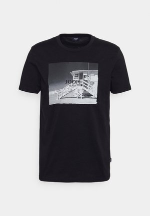 T-shirt con stampa - black