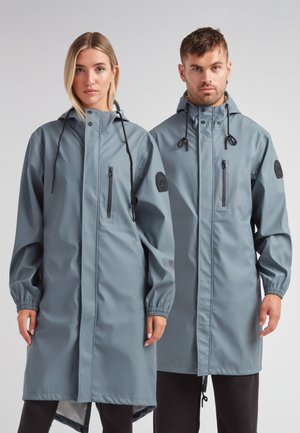 ELEMENTS LONGLINE HOODED RAINCOAT - Parka - GREY