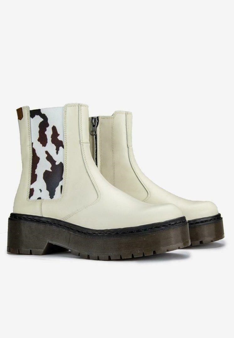 POPA CHELSEA - Botines con plataforma - blanco - Zalando.es