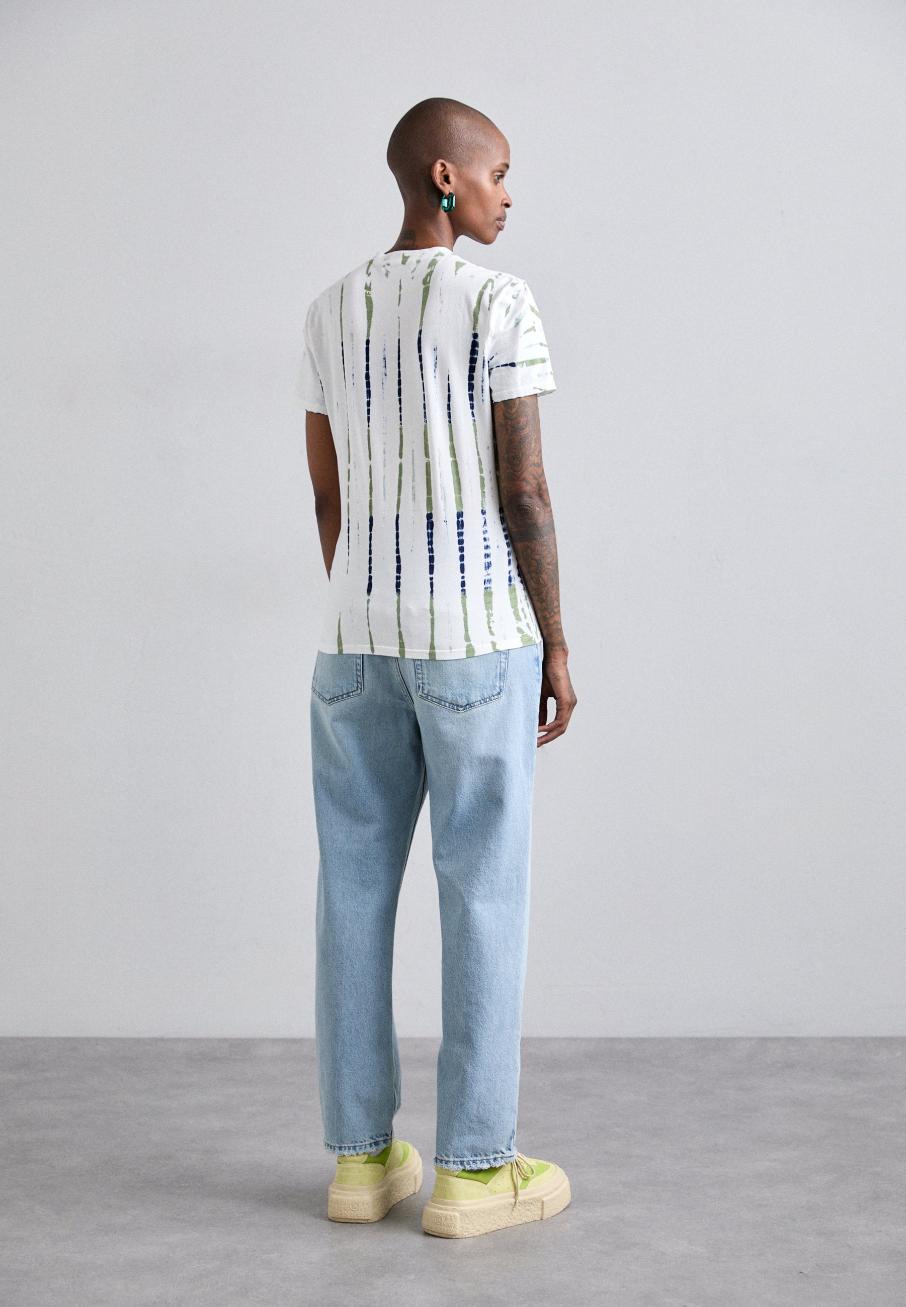Proenza Schouler White Label FINLEY IN STRIPE TIE DYE