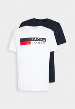 Jack & Jones Men's Male Logo T-Shirt Jjecorp Graphic Tee Ss O-Neck Noos