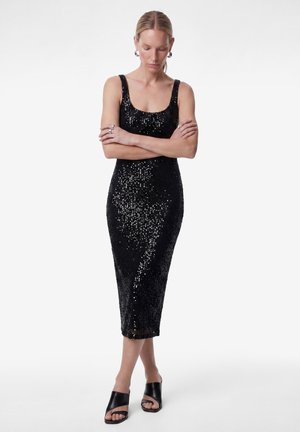 Koton, SLIM FIT MIDI SLIP DRESS . - Cocktailkjole / festkjole - black