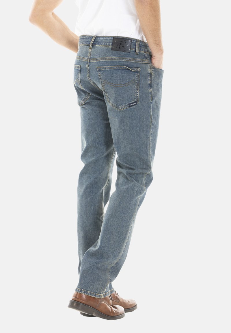 Rica Lewis - Jeans Coupe Droite Bleu Délavé Taille 40, Parfait Pour Un Look Décontracté
