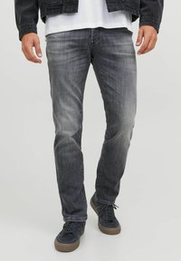 Jack & Jones - Džinsi ar taisnām starām - grey denim Miniatūras attēls 1