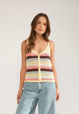 Nümph NUMOLINA SINGLET - Mellény - popcorn