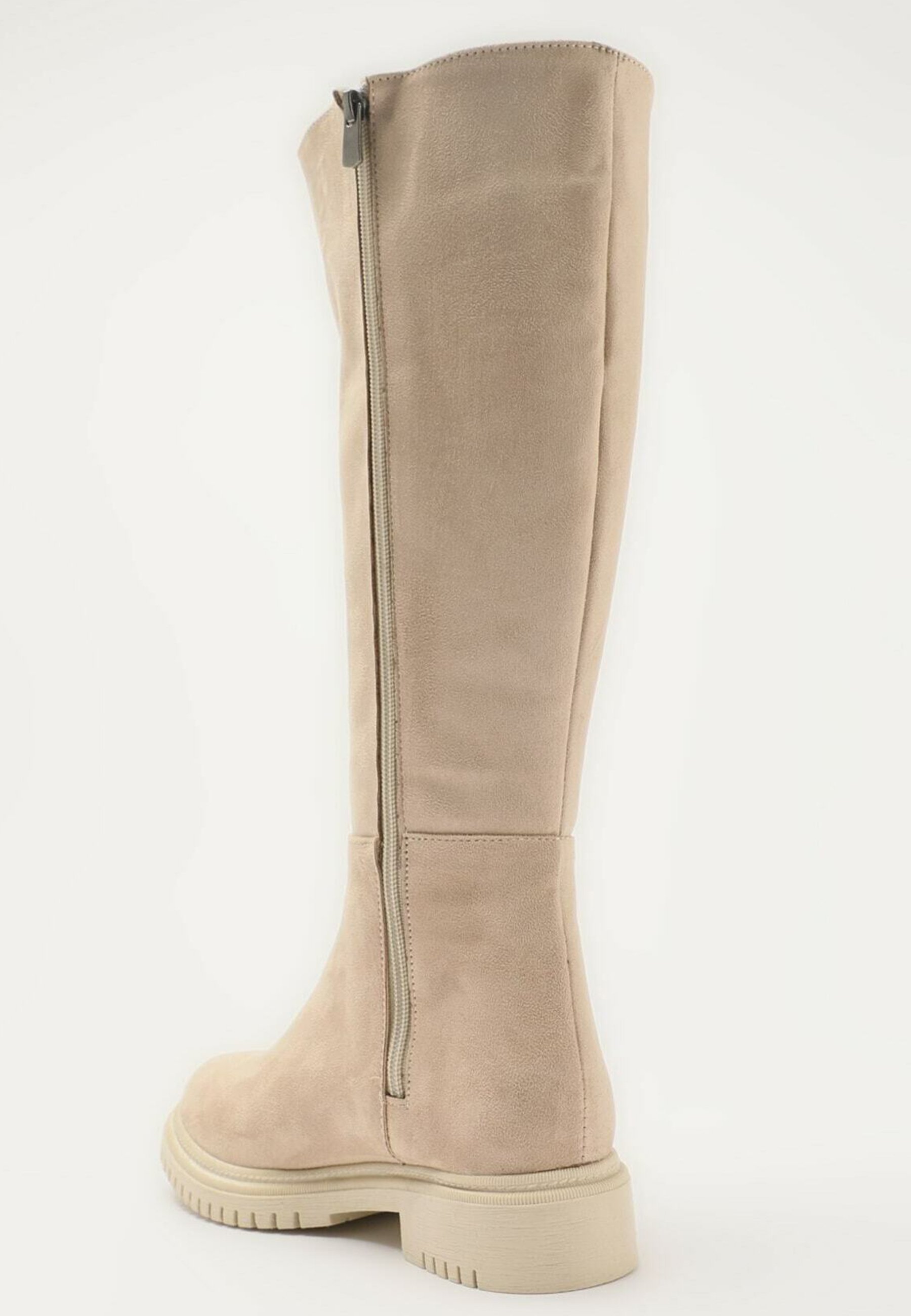 stiefel lang beige