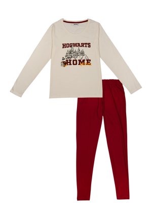 HOGWARTS LANGARM SET - Pigiama - beige rot