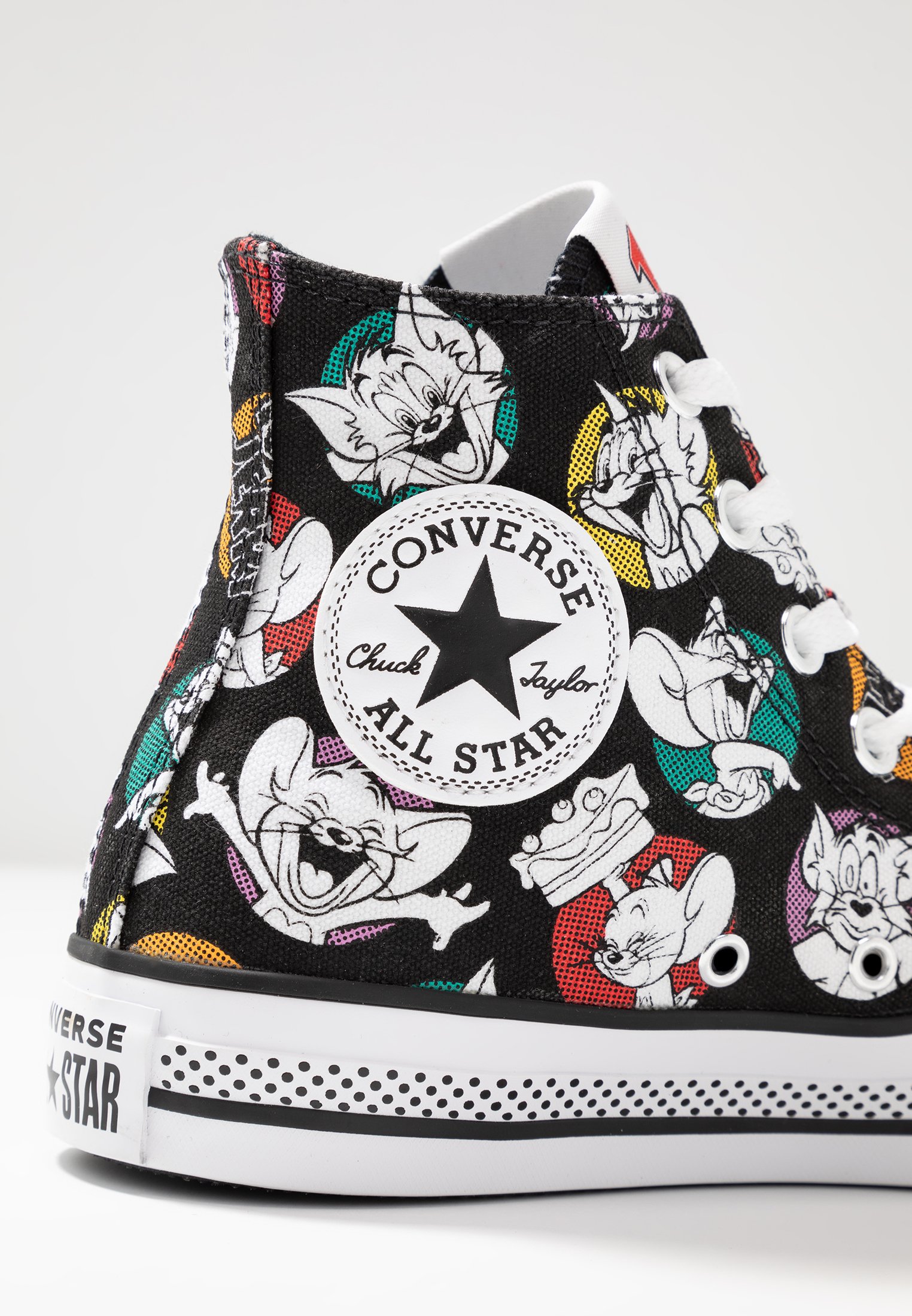 tom and jerry high top converse