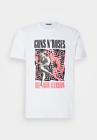REGULAR FIT WITH PRINT - Printtipaita - white
