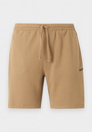 BOSS, WAFFLE SHORTS - Pantalón de pijama - medium beige