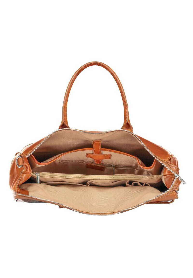 Damen Handtaschen | Hausfelder Manufaktur Aktentasche braun marrone/braun - QO59338 Damen Handtaschen | Hausfelder Manufaktur Aktentasche braun marrone/braun - QO59338