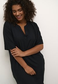 Kaffe Curve KCMILLE - Day dress - black deep