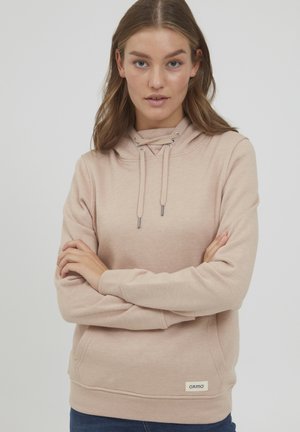 OXOWENA - HOODIE - Huppari - mahogany rose melange