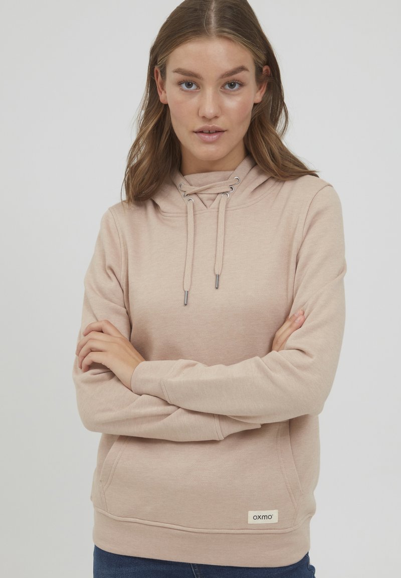 Oxmo - OXOWENA - HOODIE - Huppari - mahogany rose melange, Suurenna