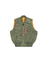 UNISEX - Strukirani kaput - sage green