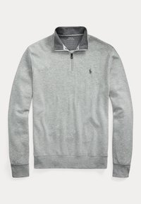 LUXURY JERSEY QUARTER-ZIP PULLOVER - Sweatshirt - andover heather