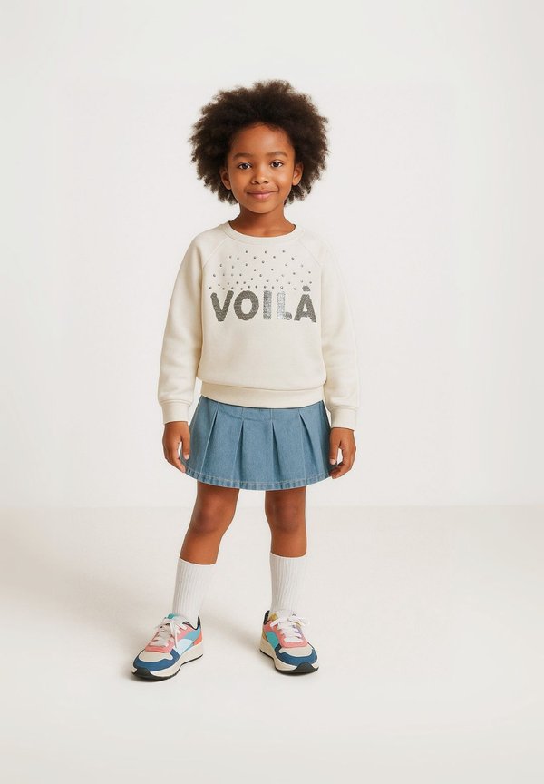 SEQUINED - Sweatshirt - cream