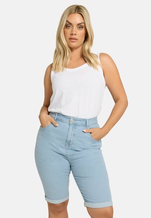 TURN UP  - Jeans Shorts - light blue