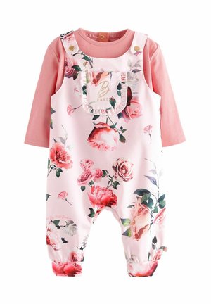 FLORAL SET 2 PIECE - REGULAR FIT - Overall /Buksedragter - pink