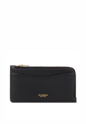 COACH NEW YORK ZIP CARD CASE - Portefeuille - black