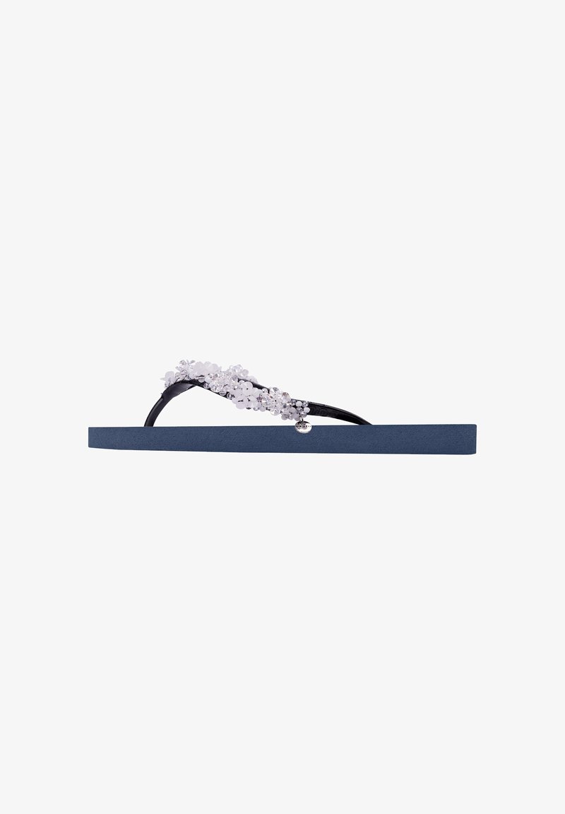Uzurii PRECIOUS BLOOM - T-bar sandals - navy blue