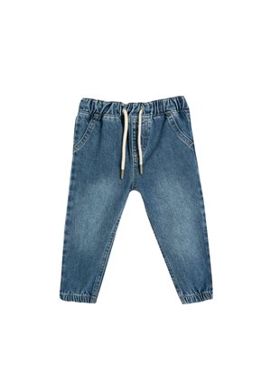 JOGGER POCKETS ELASTIC WAISTBAND  - Relaxed fit -farkut - blue denim