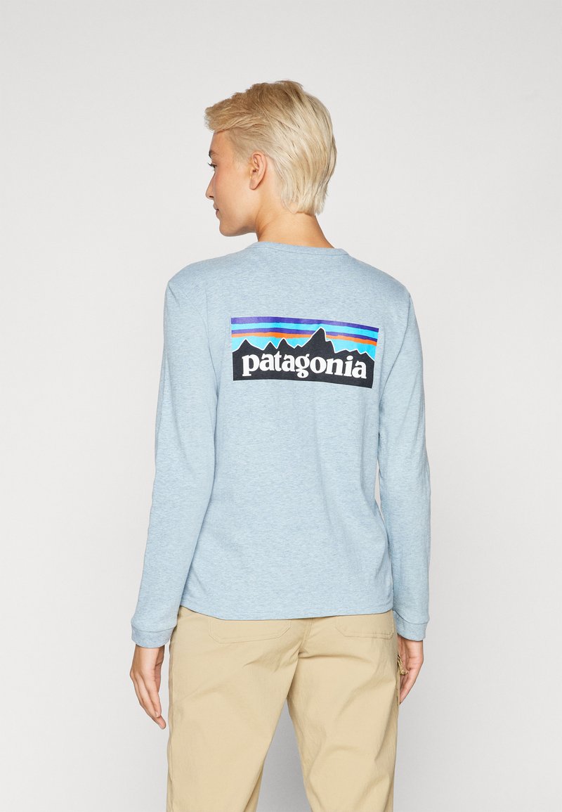 Patagonia LOGO RESPONSIBILI-TEE - Pikkade varrukatega topp - thermal blue
