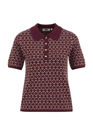 WE Fashion, Polo - aubergine