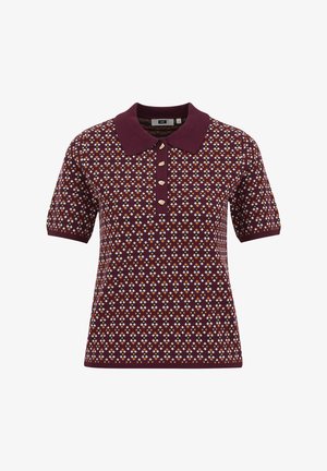 WE Fashion, Polo - aubergine