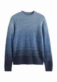 REGULAR FIT OMBRÉ STRIPE CREW - Vesta - blue