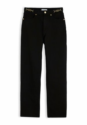 Tommy Hilfiger, TOMMY HILFIGER JACKIE HIGH RISE TAPERED BLACK ANKLE JEANS - Straight leg jeans - stay black