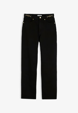 Tommy Hilfiger, TOMMY HILFIGER JACKIE HIGH RISE TAPERED BLACK ANKLE JEANS - Straight leg jeans - stay black