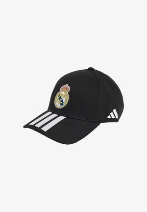 adidas Performance, REAL MADRID BASEBALL CAP UNISEX - Club wear - black white